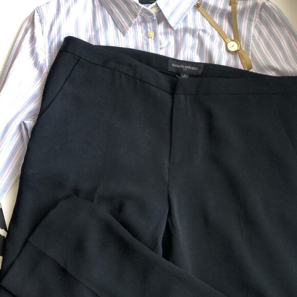 NWT Banana Republic Black Dress Pants - Picture 1 of 5